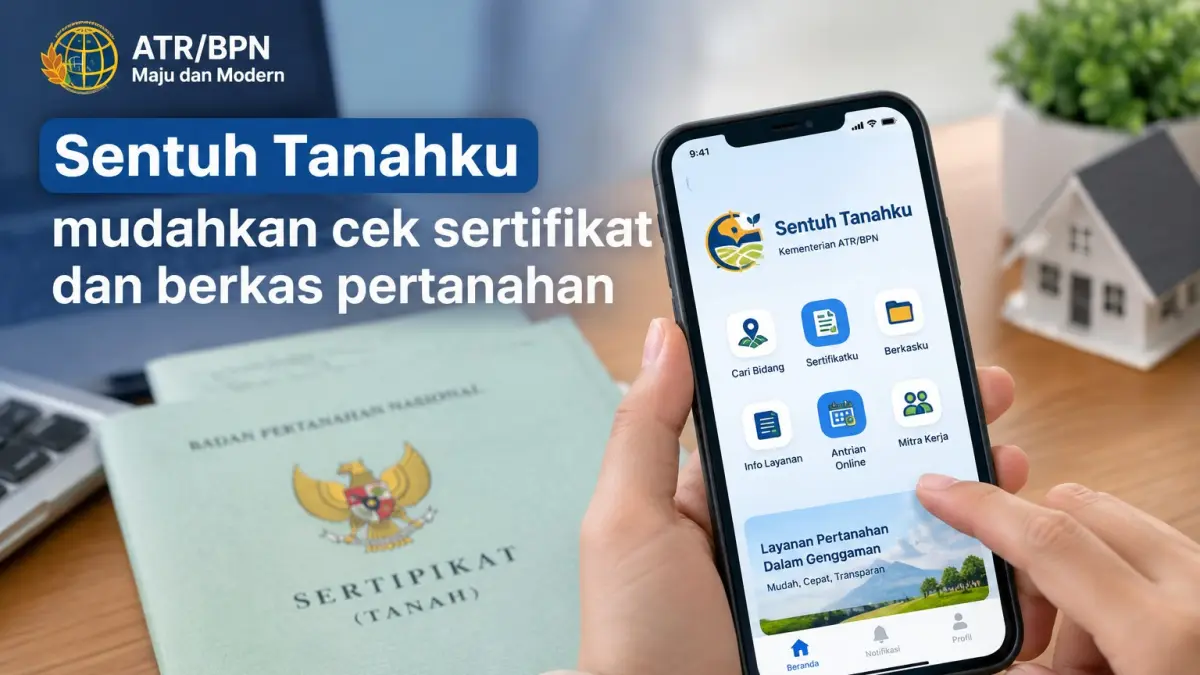 Aplikasi Sentuh Tanahku: Solusi Digital untuk Cek Sertifikat dan Lacak Berkas Pertanahan di Blitar