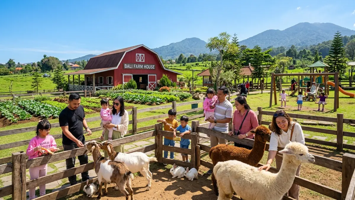 Bali Farm House: Destinasi Wisata Keluarga dengan Sentuhan Alam di Bali