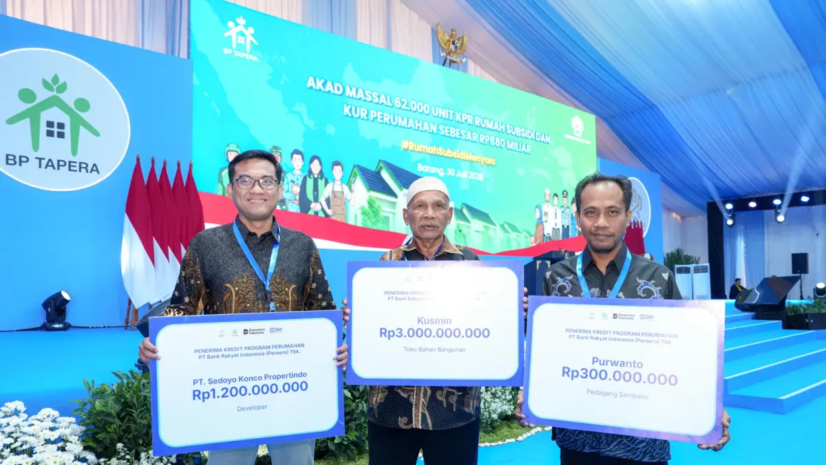 BRI Dukung Program 3 Juta Rumah, 6.059 Debitur Ikuti Akad Massal KPR Sejahtera di Blitar