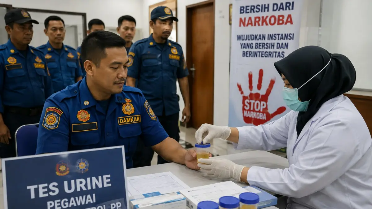 Damkar Kabupaten Blitar Ambil Langkah Proaktif Terkait Kasus Penyalahgunaan Narkoba