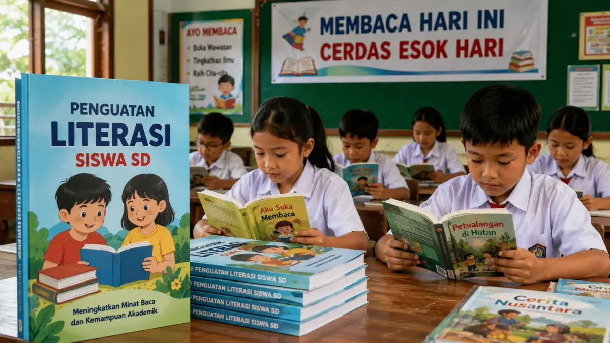 Dinas Pendidikan Kota Blitar Siapkan Penyaluran Buku Literasi untuk Siswa SD Kelas Atas