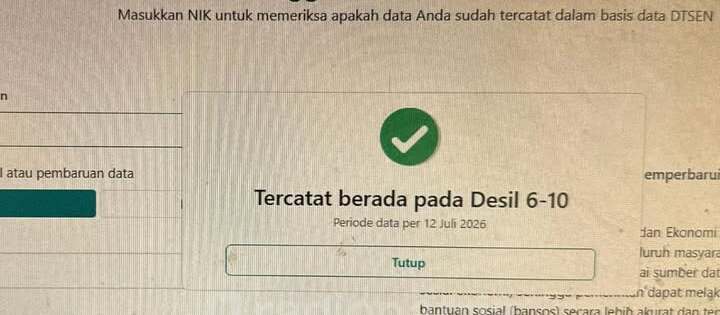 Dinas Sosial Kota Blitar Himbau Warga Tindak Lanjuti Perubahan Desil Ekonomi Melalui Aplikasi Cek Bansos