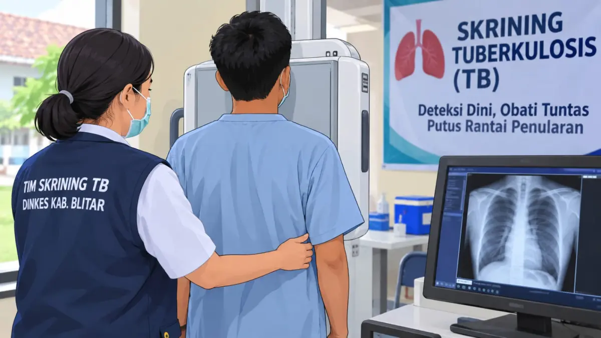 Dinkes Blitar Temukan 870 Kasus Baru Tuberkulosis melalui Skrining Serentak hingga Akhir 2026