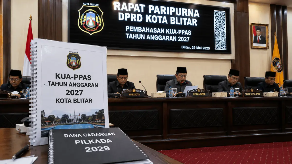 DPRD Blitar Desak Pemkot Segera Ajukan Perda Dana Cadangan Pilkada 2029