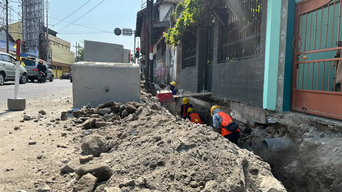 DPUPR Kota Blitar Luncurkan Proyek Pembangunan Gorong-Gorong untuk Cegah Genangan Hujan