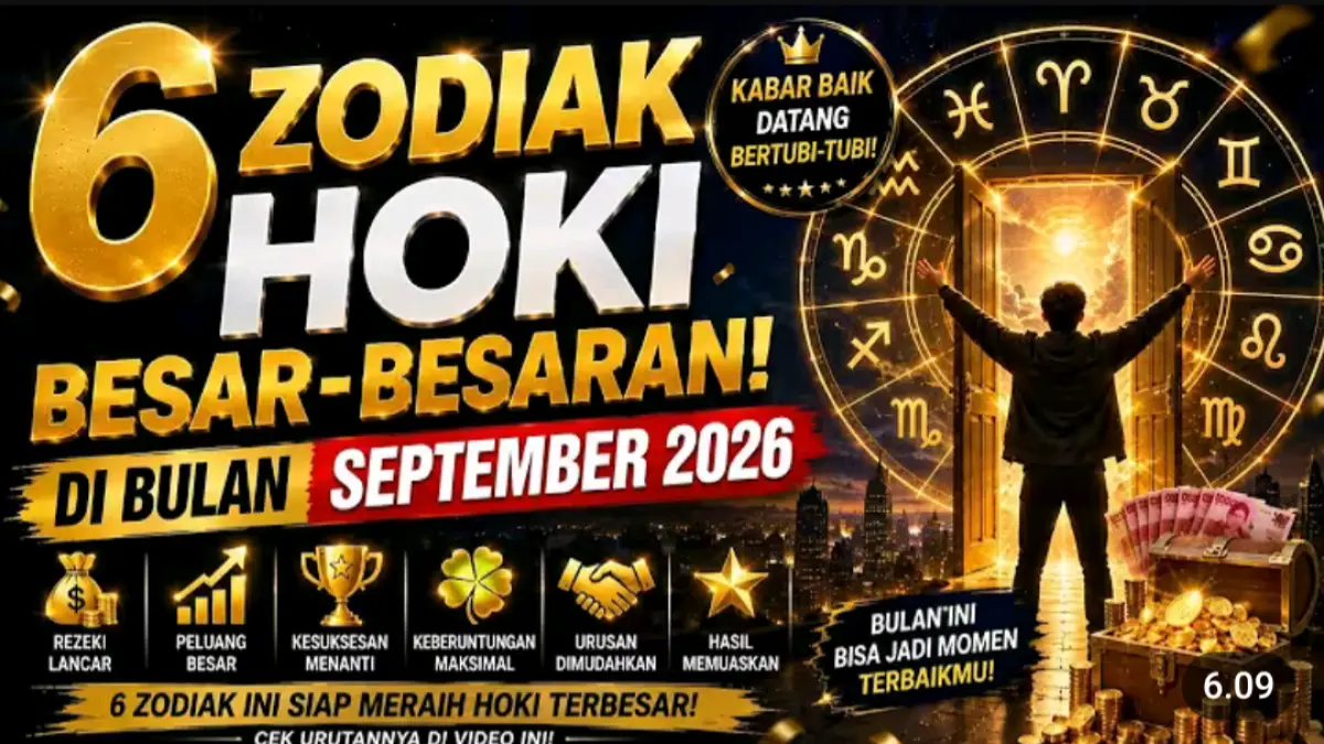 Enam Zodiak Beruntung September 2026: Peluang Keuangan untuk Masyarakat Blitar