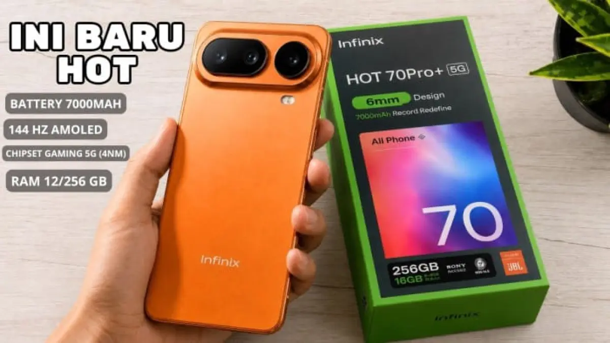 Infinix Hot 70 Pro Plus Siap Mengguncang Pasar Smartphone dengan Inovasi Terbaru