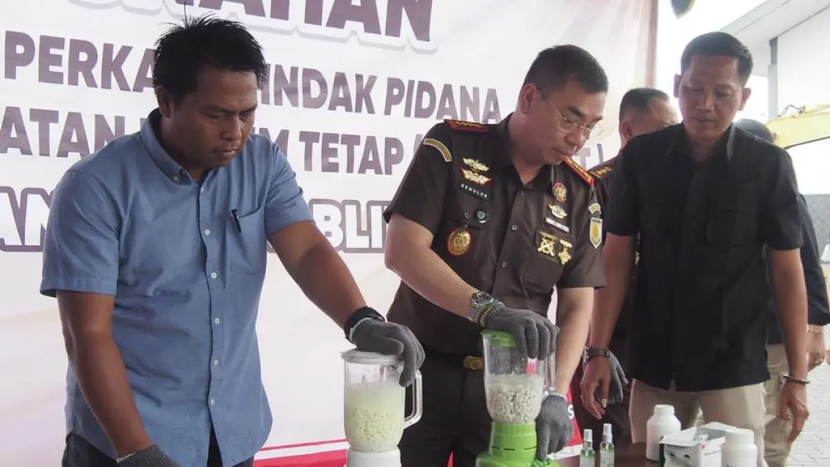 Kejari Blitar Musnahkan Ratusan Barang Bukti Narkoba, Langkah Tegas Anti Peredaran Gelap