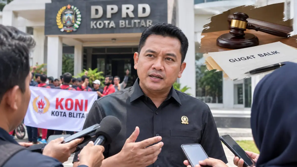 Ketua Komisi II DPRD Blitar Siap Hadapi Pemeriksaan Terkait Aksi KONI dan Buka Opsi Gugat Balik