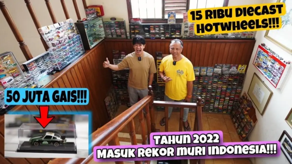 Koleksi Diecast Om Vero di Blitar: Hot Wheels Sejumlah 15 Ribu, Ada yang Seharga Rp35 Juta