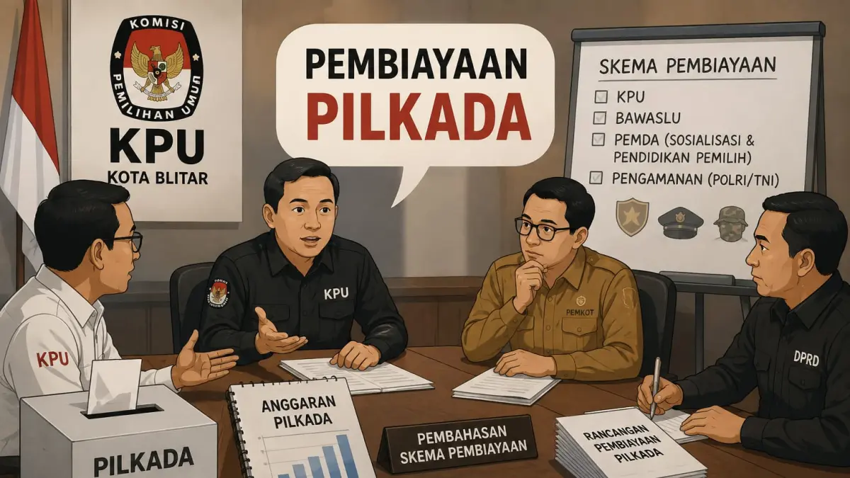 KPU Blitar Siap Koordinasi Pembiayaan Pilkada Sambil Tunggu Regulasi Pusat
