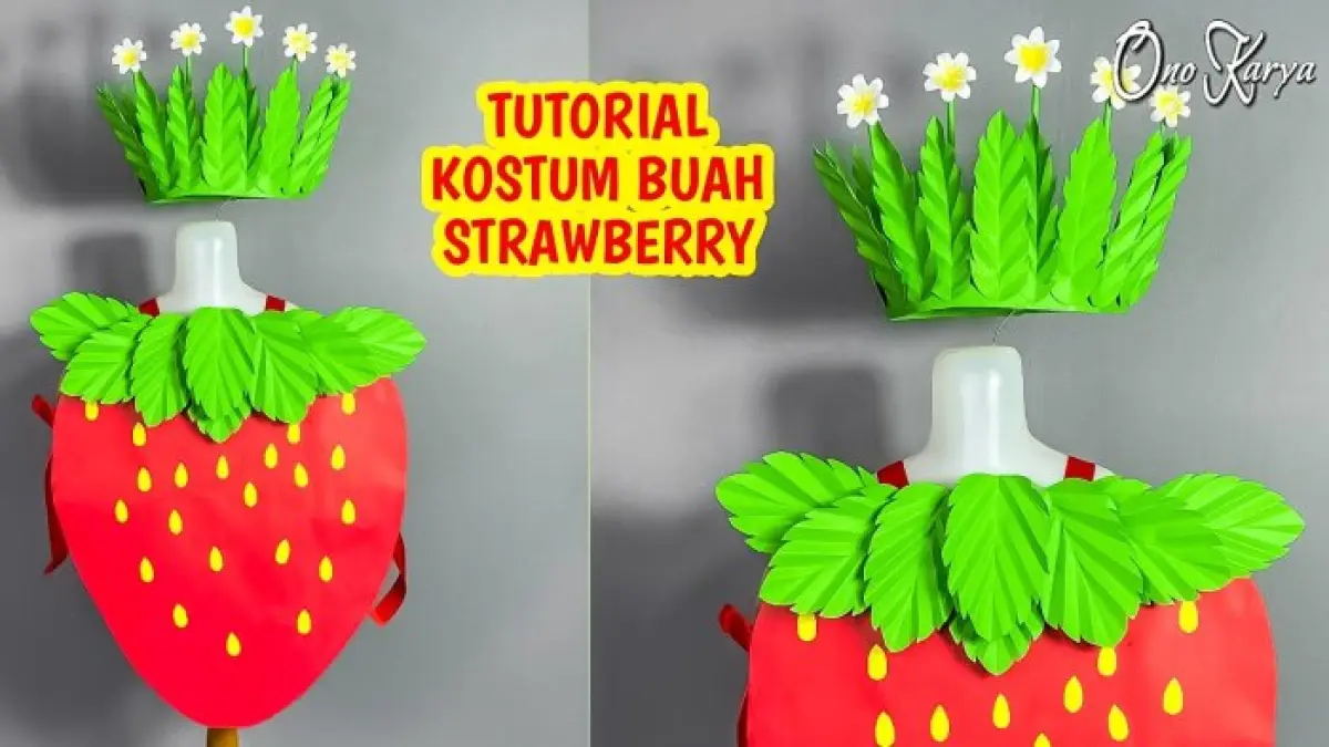 Kreasi Kostum Stroberi dari Kardus Bekas: Inovasi Kreatif yang Bisa Dicoba di Blitar