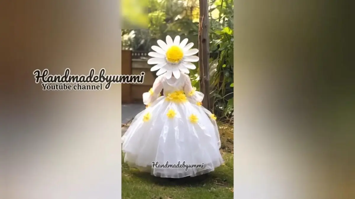 Kreativitas Masyarakat Blitar: Topi Bunga Daisy dari Material Bekas