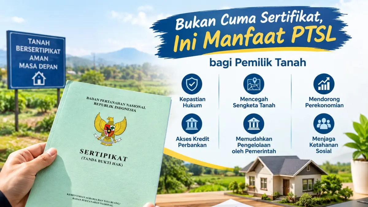 Manfaat Strategis Program PTSL untuk Masyarakat Blitar dan Kepastian Hukum Tanah