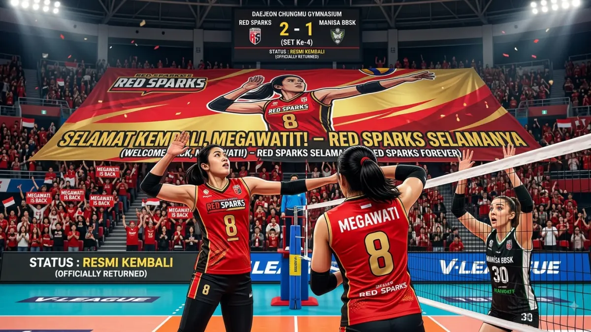 Megawati Hangestri Berpeluang Kembali ke Red Sparks: Sinyal Positif dari Liga Voli Korea
