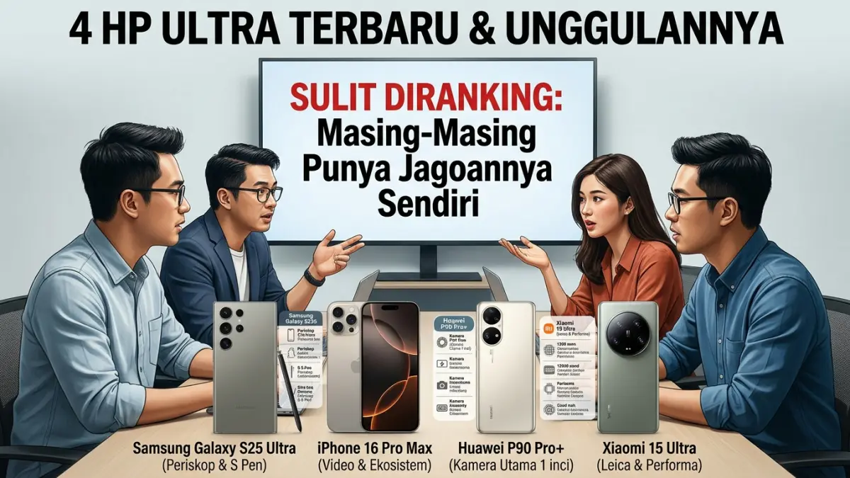 Membedah Keunggulan Kamera dari Empat Smartphone Ultra Terbaru di Blitar