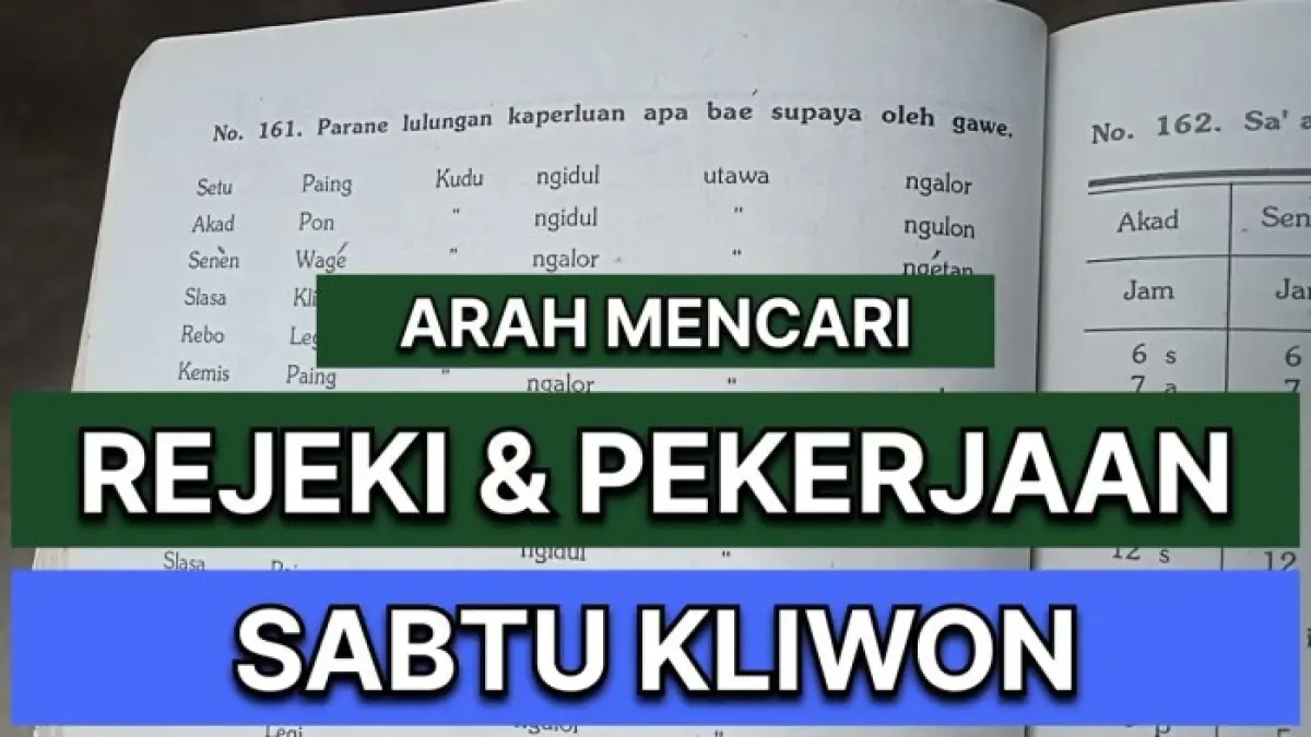 Menelusuri Arah Rezeki Sabtu Kliwon: Kenapa Utara Jadi Pilihan Utama?