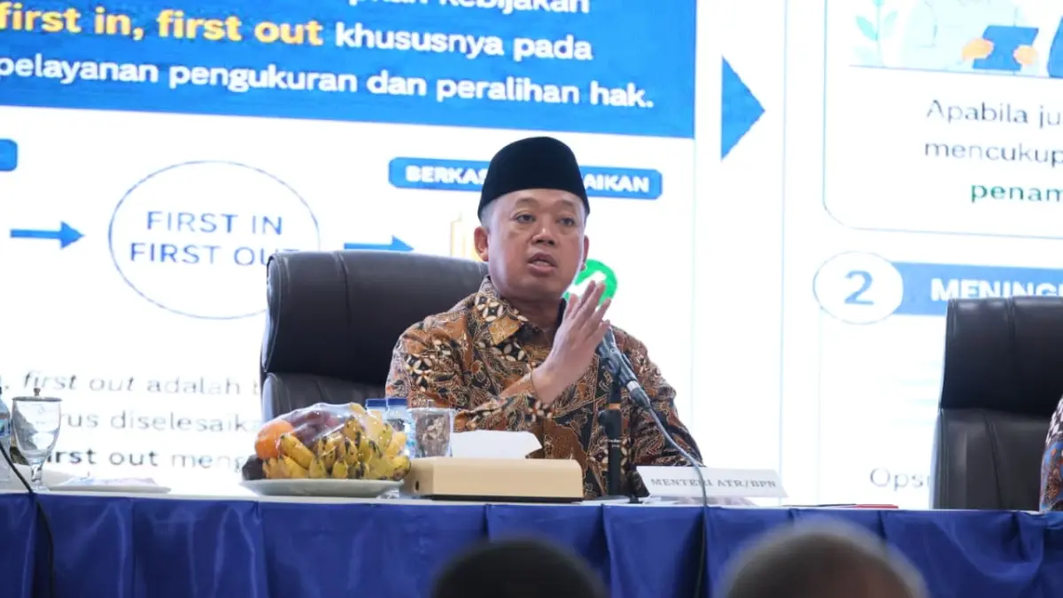Menteri ATR/BPN Targetkan Pendaftaran 1,5 Juta Bidang Tanah untuk Masyarakat Blitar