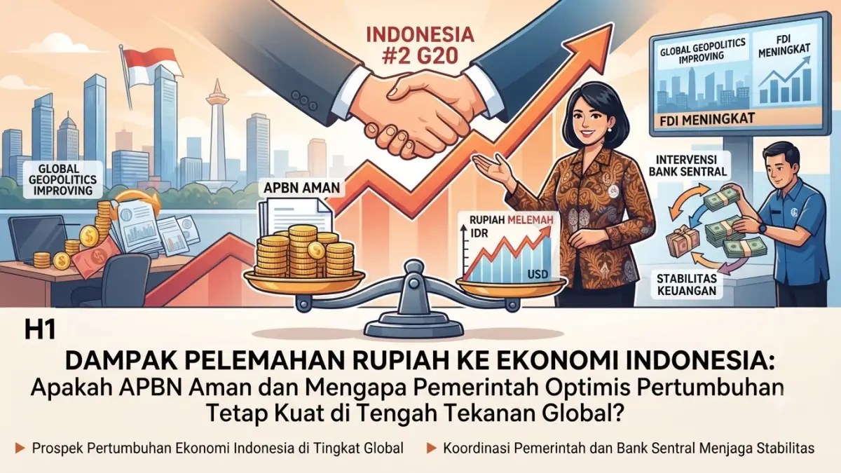 Optimisme Pemerintah Terhadap Stabilitas Ekonomi Indonesia di Tengah Pelemahan Rupiah