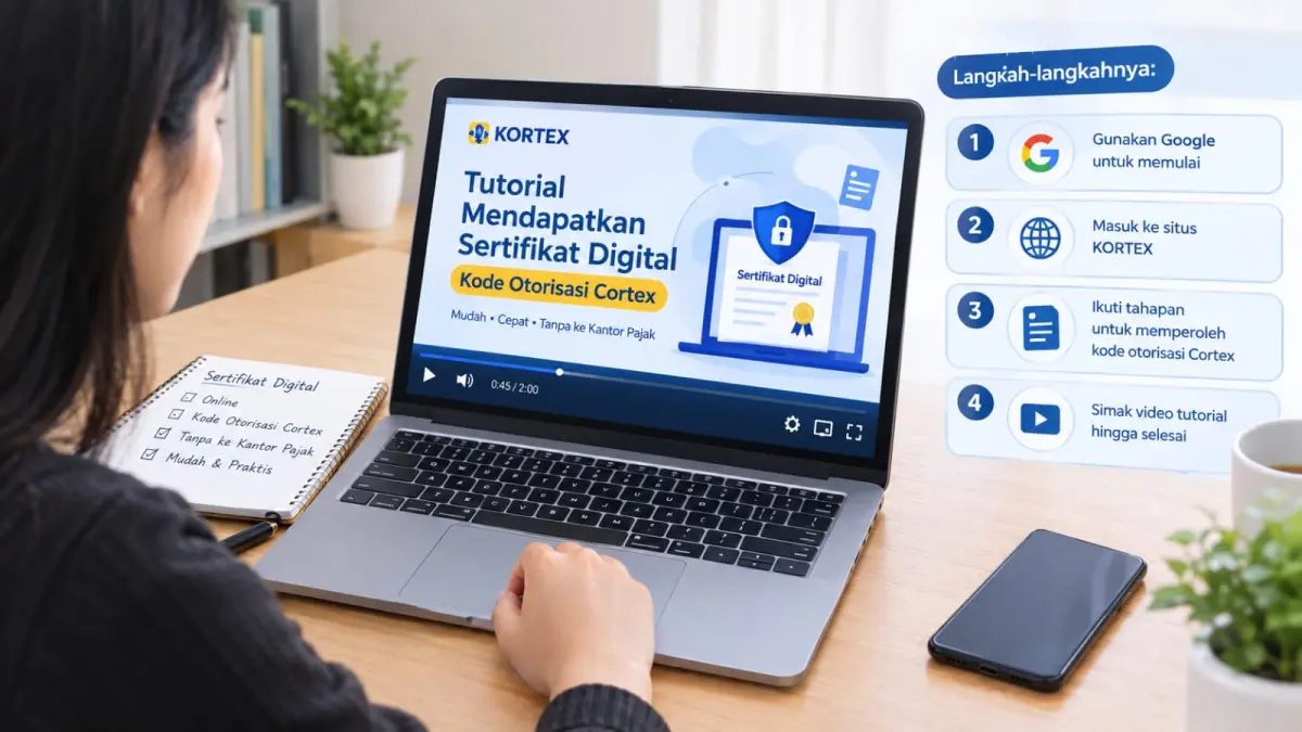 Panduan Mudah Mendapatkan Kode Otorisasi Cortex untuk Sertifikat Digital Tanpa Perlu ke Kantor Pajak
