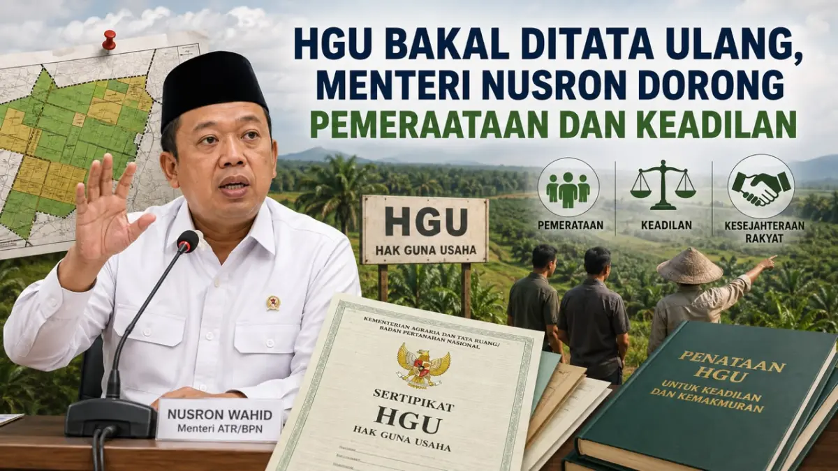Pemerintah Fokus pada Penataan Ulang Hak Guna Usaha untuk Keadilan Agraria di Blitar
