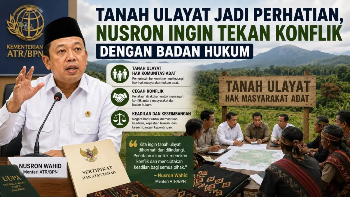 Pendaftaran Tanah Ulayat: Langkah Strategis Nusron Wahid untuk Menyelesaikan Konflik Pertanahan di Blitar