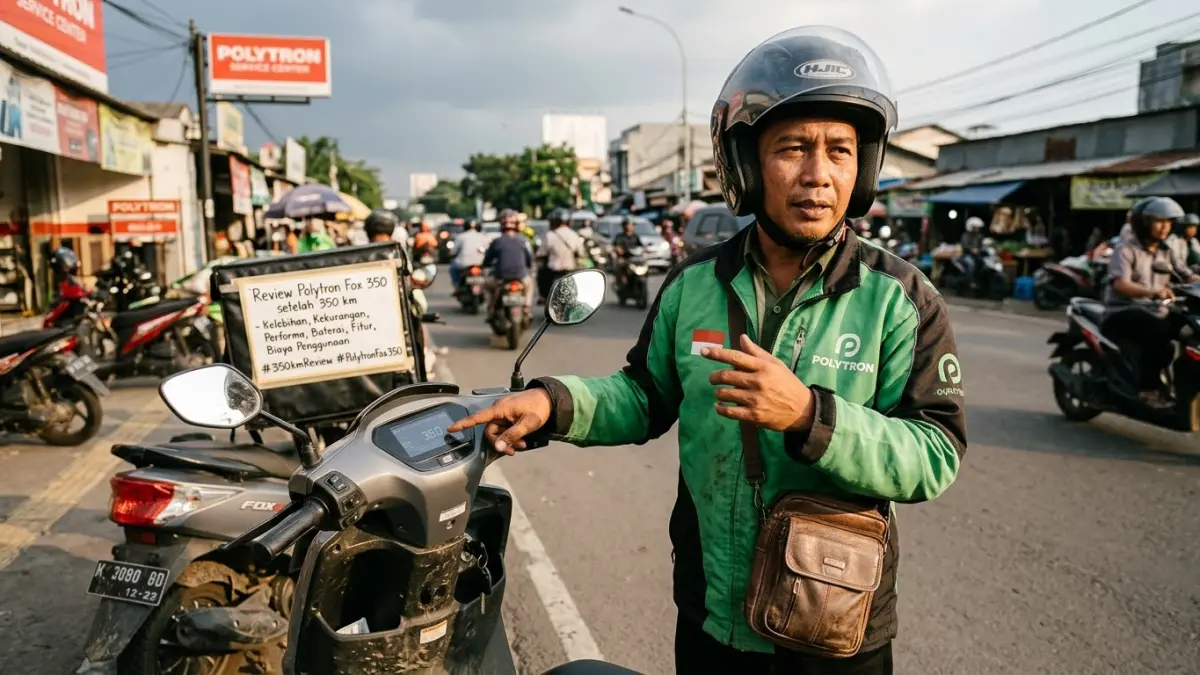 Pengalaman Pengguna Polytron Fox 350 di Blitar: Kendala Indikator dan Setir Putus