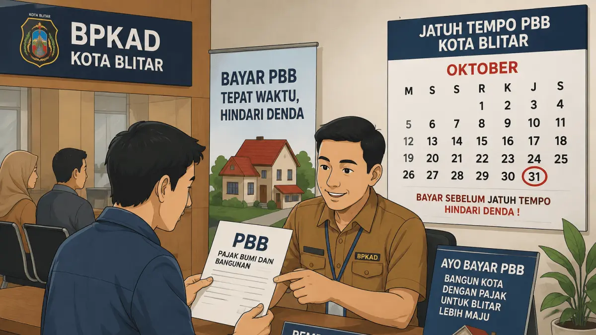 Pentingnya Pembayaran Pajak Bumi dan Bangunan Tepat Waktu di Kota Blitar