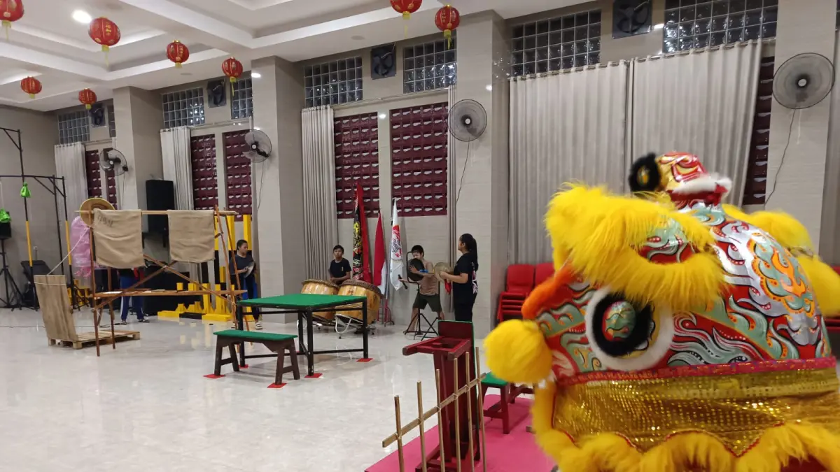 Persiapan Atlet Junior Barongsai Kota Blitar Menyongsong Porprov Jatim 2027
