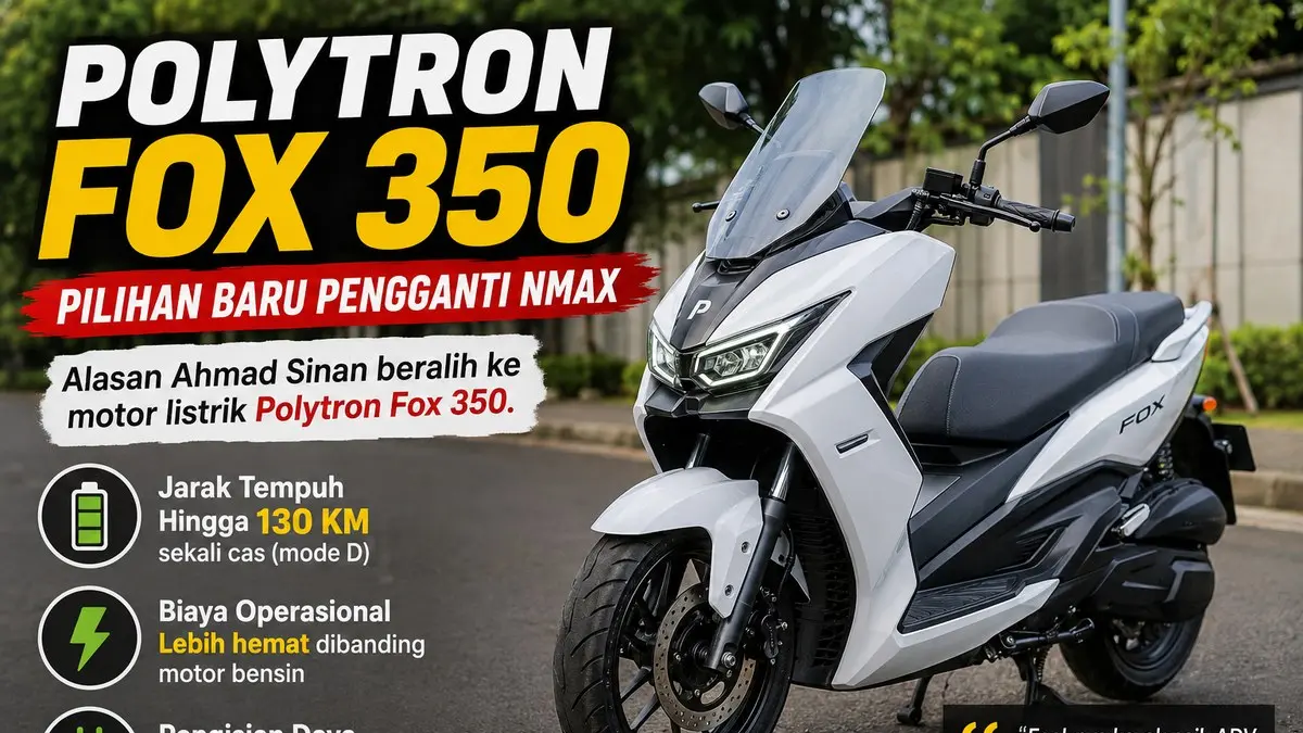Polytron Fox 350: Pilihan Cerdas untuk Mobilitas Harian di Blitar