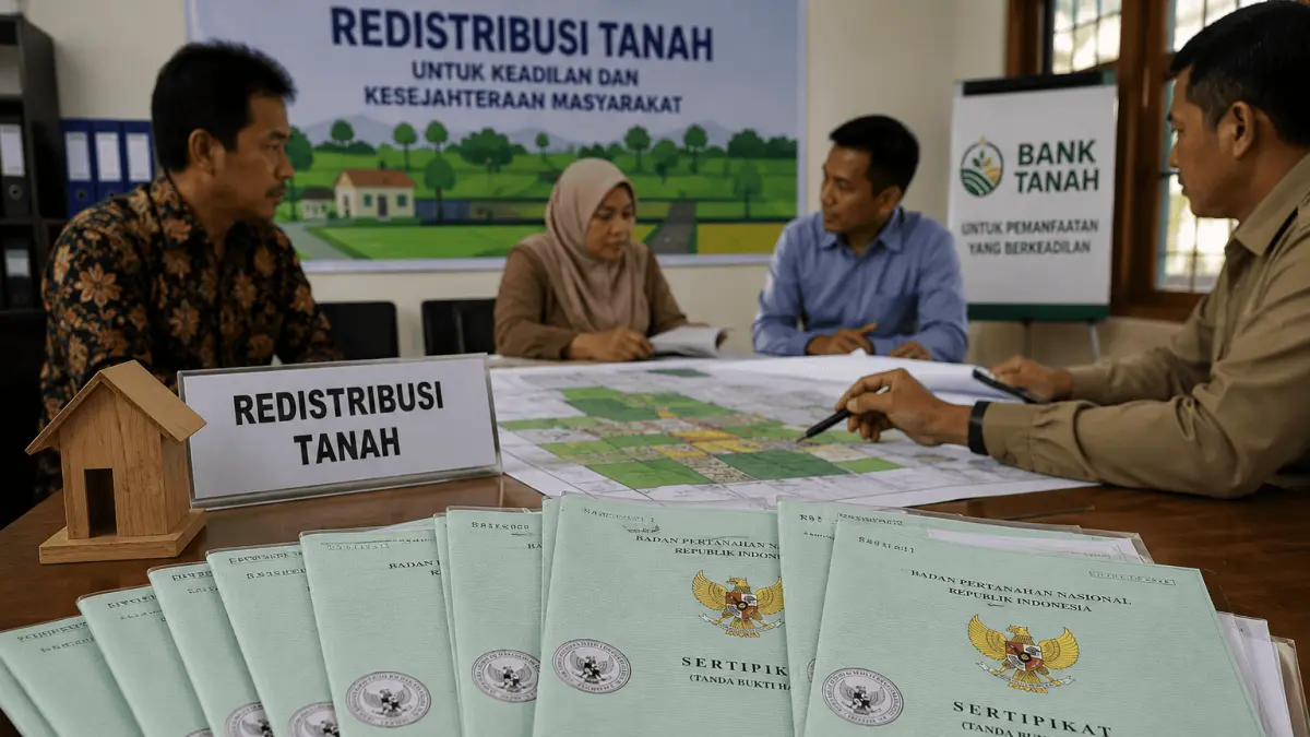 Proses Redistribusi Tanah di Blitar: 574 Bidang Terkendala oleh Regulasi Baru Bank Tanah