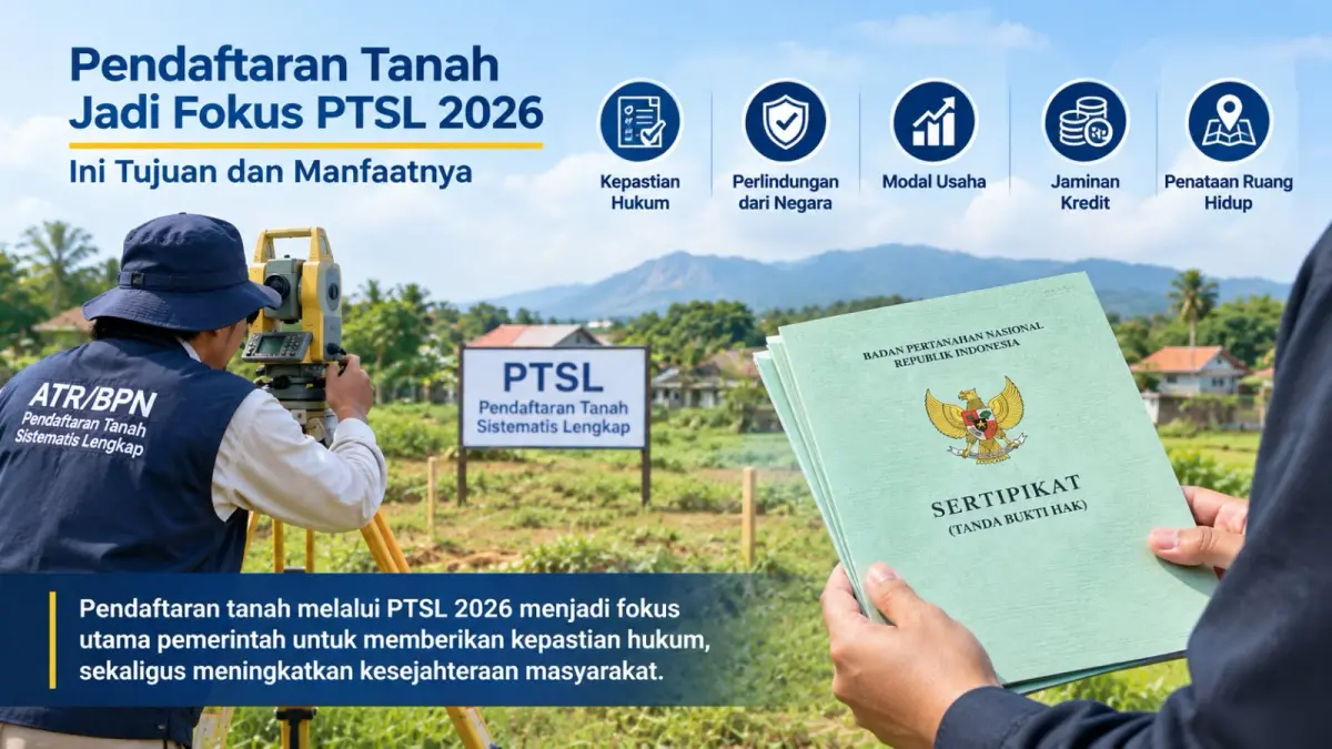 PTSL 2026: Pendaftaran Tanah untuk Kejelasan Hukum dan Kesejahteraan Masyarakat Blitar