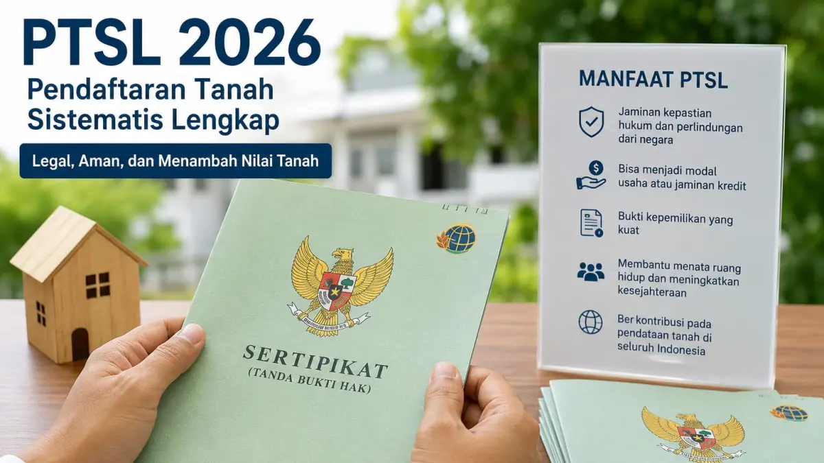PTSL 2026: Program Sertifikat Tanah Gratis untuk Masyarakat Blitar dan Manfaatnya