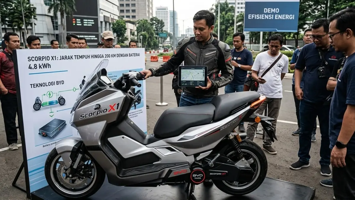 Scorpio X1: Motor Listrik Inovatif yang Mampu Menempuh 200 Km dengan Efisiensi Tinggi
