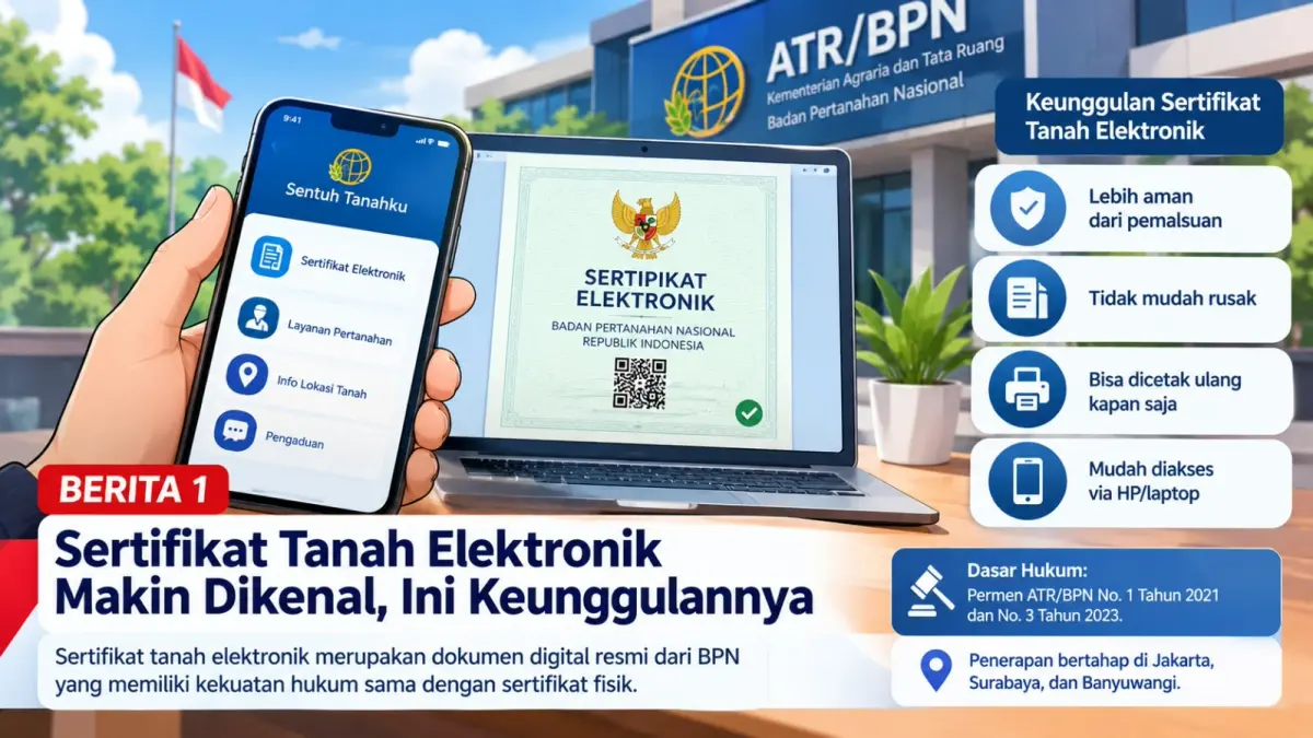 Sertifikat Tanah Elektronik: Solusi Modern untuk Kepemilikan Tanah di Blitar