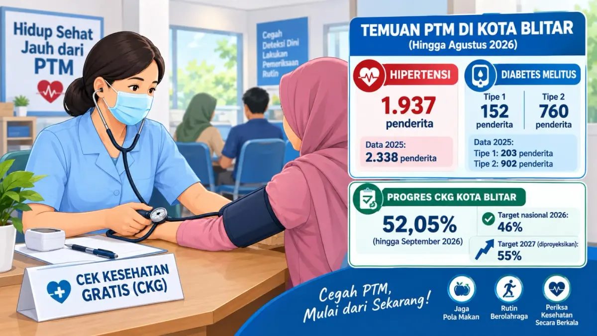 Tingginya Temuan Hipertensi dan Diabetes di Kota Blitar: Apa Artinya bagi Masyarakat?