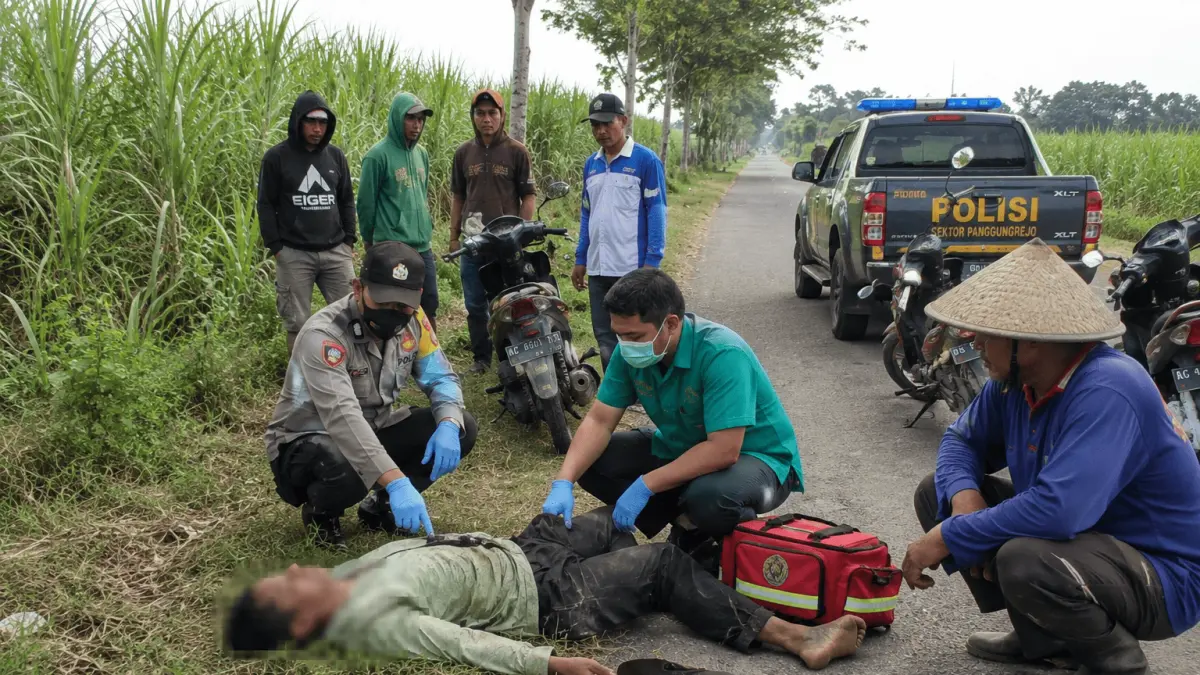 Tragedi di Panggungrejo: Petani Tebu Meninggal Usai Kelelahan Kerja