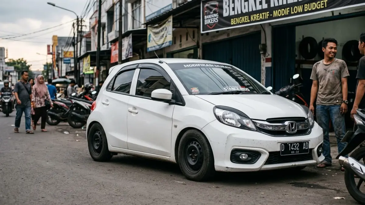 Transformasi Brio CBU 2012: Modifikasi Hemat dengan Bumper Mobilio dan Velg Stylish