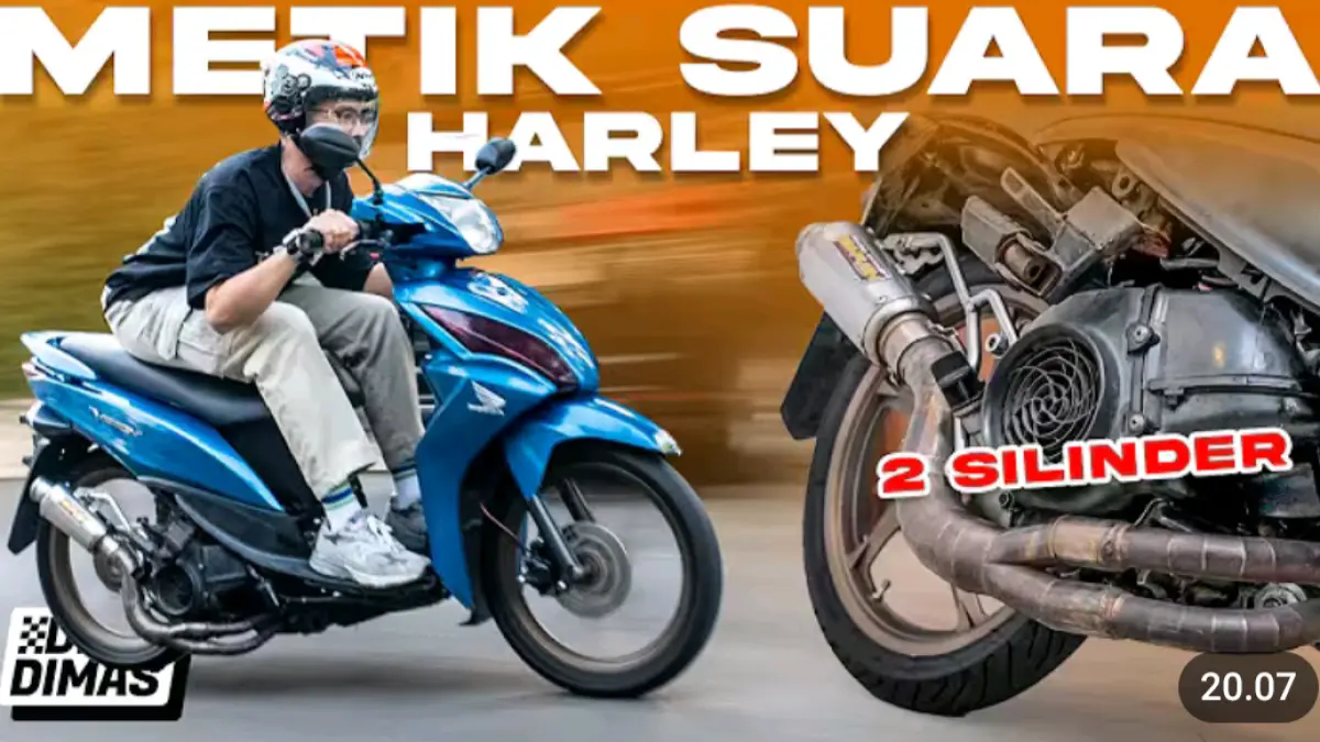 Transformasi Honda Spacy: Modifikasi Ekstrem Dua Silinder dengan Biaya Rp22 Juta di Blitar