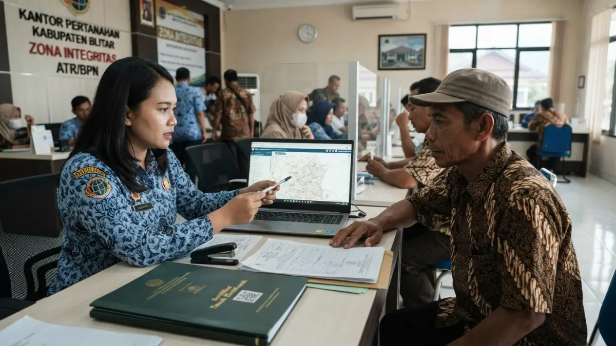 Transformasi Layanan Pertanahan: Sertifikat Tanah Elektronik Kini Hadir di Blitar