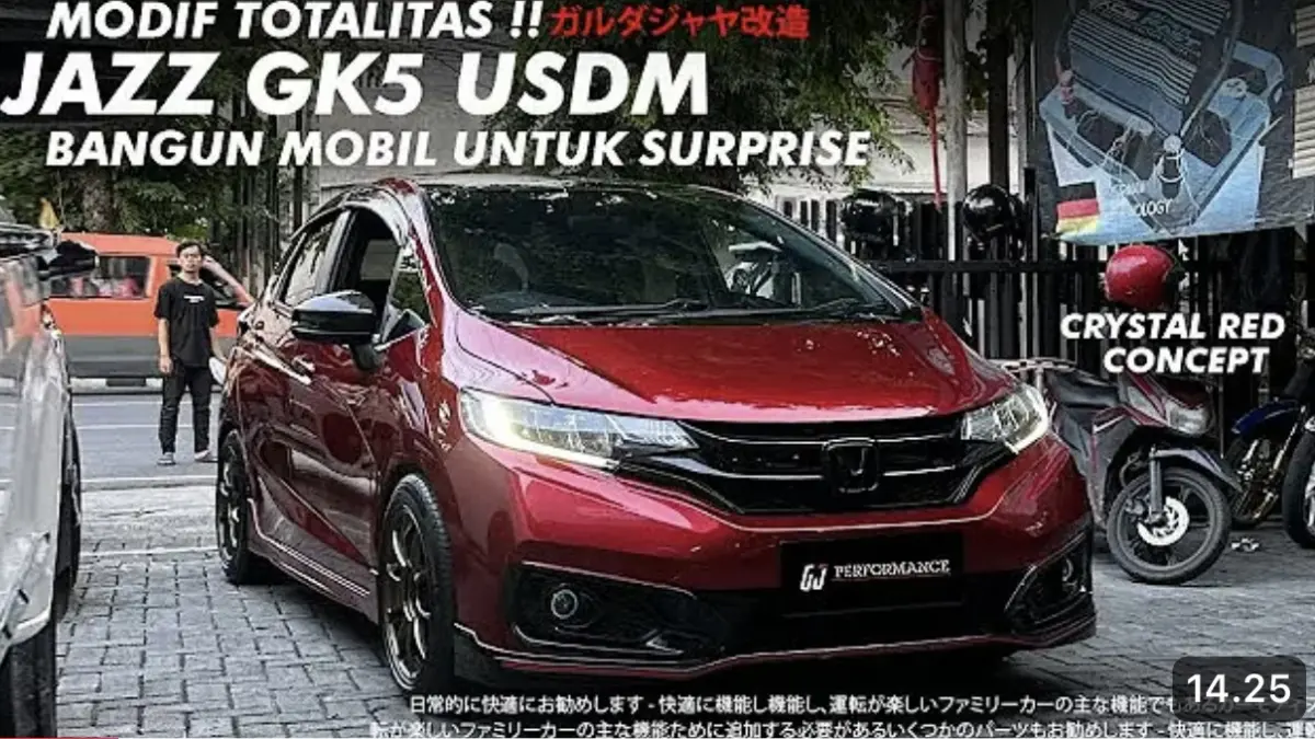 Transformasi Menawan Honda Jazz RS 2019 Menjadi Red Soul, Nuansa Amerika dengan Gaya JDM Premium