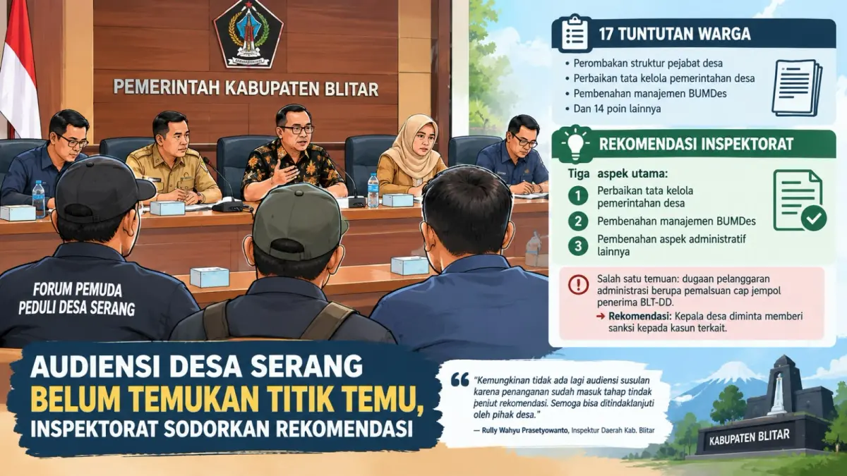 Tuntutan Warga Desa Serang: Inspektorat Berikan Rekomendasi Namun Masih Terpendam