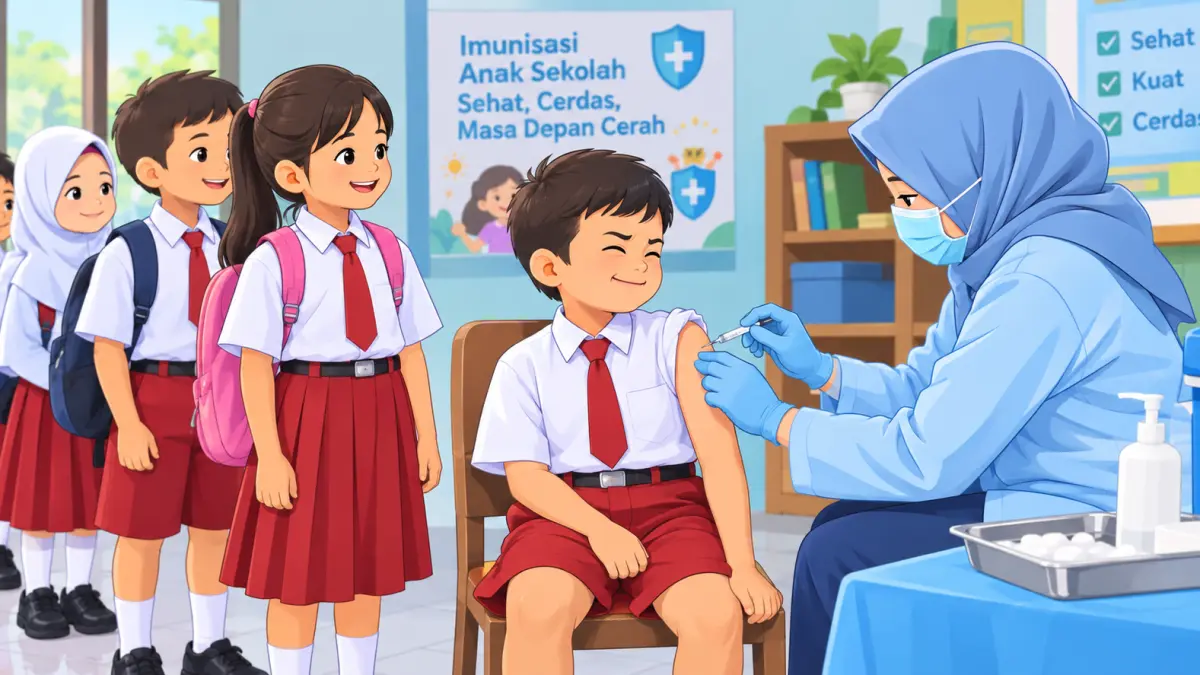 Vaksinasi Anak di Kabupaten Blitar: Dinkes Genjot Program BIAS Menuju Target Nasional