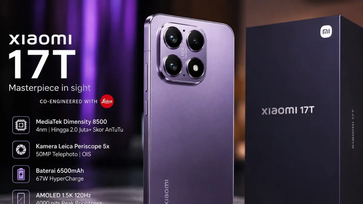 Xiaomi 17T Resmi Diluncurkan: Performa Handal dan Kamera Periscope Jadi Daya Tarik Utama