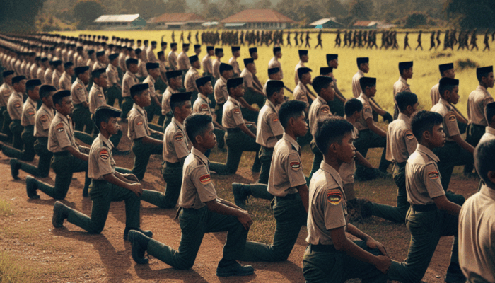 78 Calon Paskibraka Blitar Jalani Latihan Jelang HUT ke-80 RI