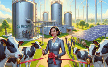 Wamentan RI Tinjau Peternakan Sapi Greenfields dan Resmikan Reaktor Biogas