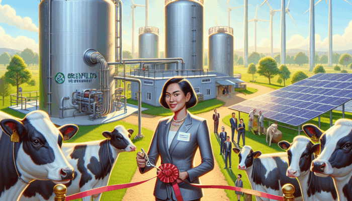 Wamentan RI Tinjau Peternakan Sapi Greenfields dan Resmikan Reaktor Biogas