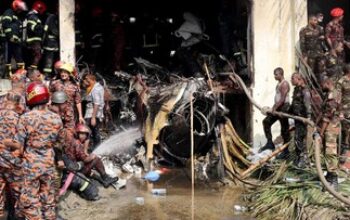 Pesawat Tempur F-7 Bangladesh Jatuh, 31 Orang Tewas, Mayoritas Anak-anak
