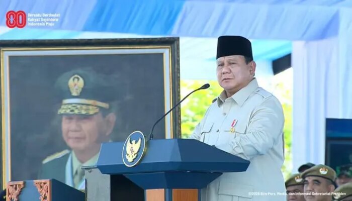 Prabowo Tegaskan Pemimpin Militer Harus Memimpin dari Depan.