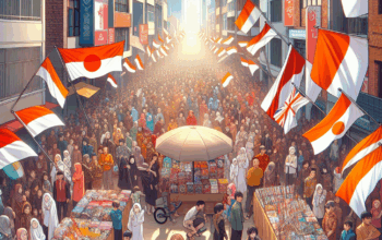 Fenomena Bendera One Piece Serang Penjualan Merah Putih Jelang HUT RI ke-80 di Blitar